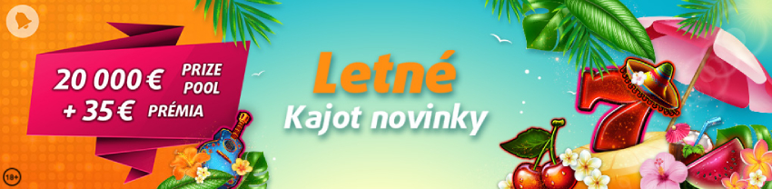 Tipsport online casino – Letné Kajot novinky
