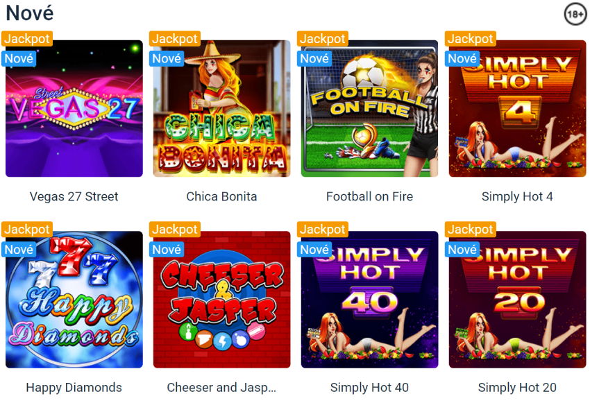Tipsport online casino – nové Kajot sloty