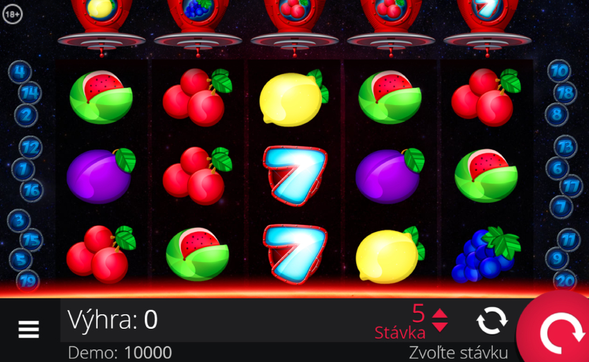 Betor online casino – automat Fruit Blaster
