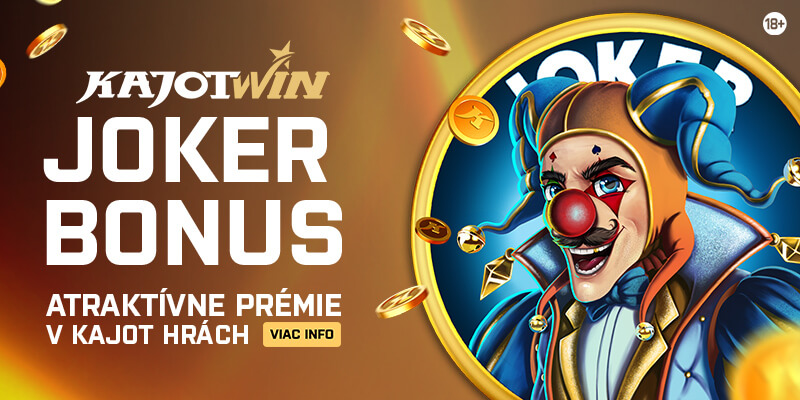 Vyhrajte JOKER BONUS v Kajotwin online casine