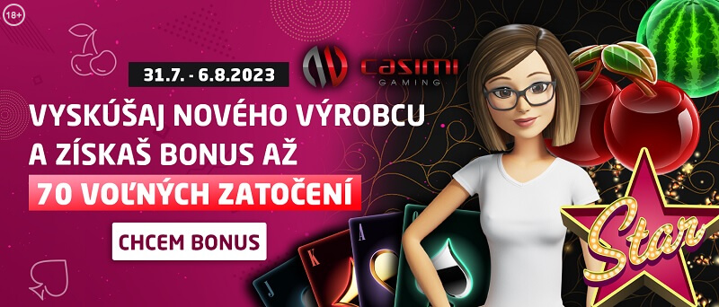Získajte voľné zatočenia do Synottip online casina