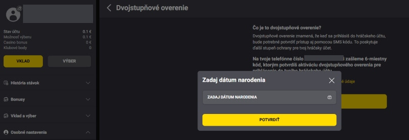 Dvojstupňové overenie vo&nbsp;Fortune