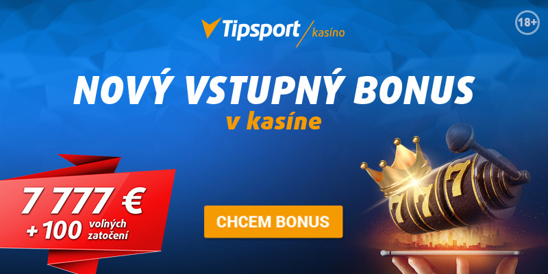 Čerpajte Tipsport vstupný bonus 7777 Eur