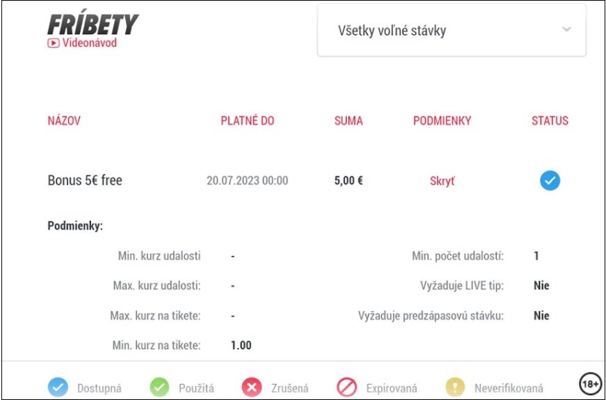 Voľná stávka zdarma DOXXbet