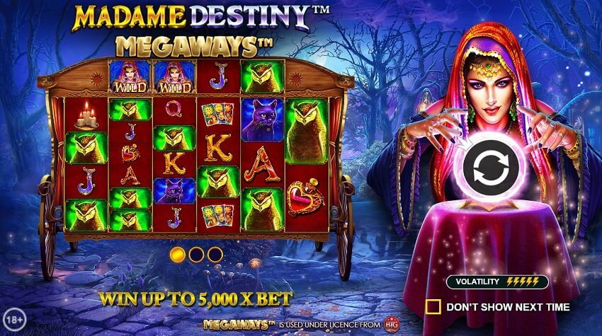 Madame Destiny Megaways v Synottipe