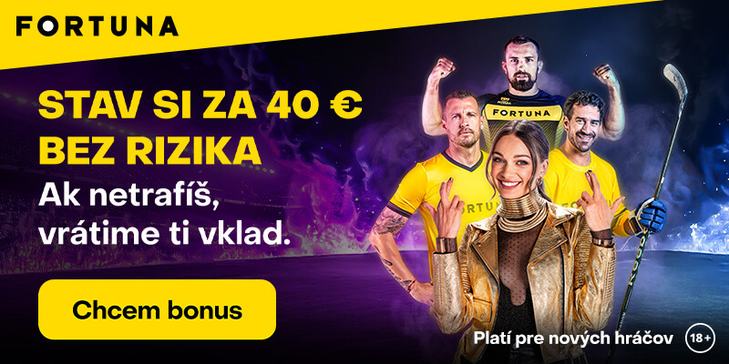 Fortuna bonus za registráciu 40 €