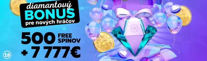 Vstupný bonus v&nbsp;kasíne Slovmatic