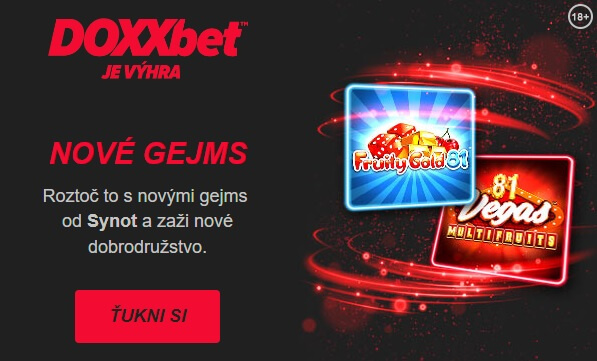 Nové automaty DOXXbet