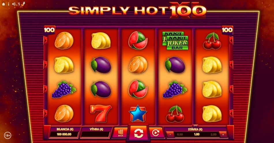 Simply Hot XL 100