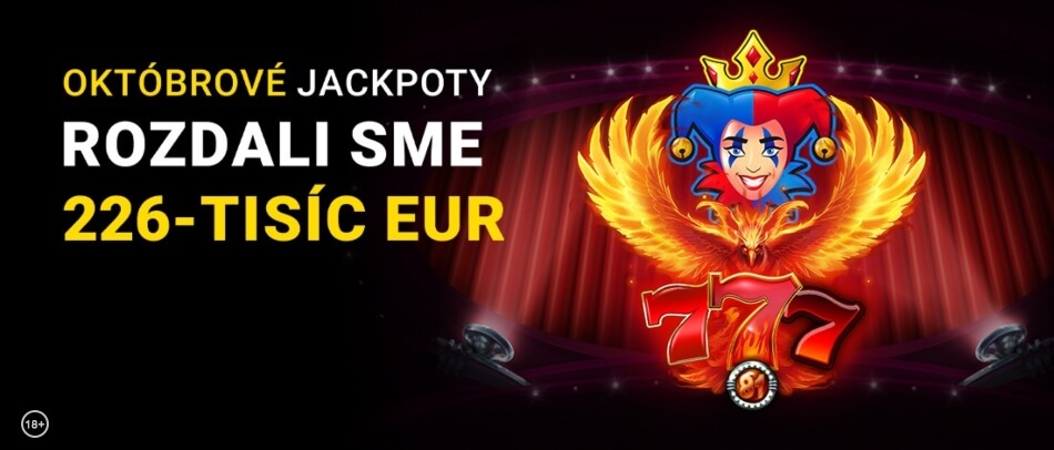 OKTÓBROVÉ JACKPOTY Fortuna
