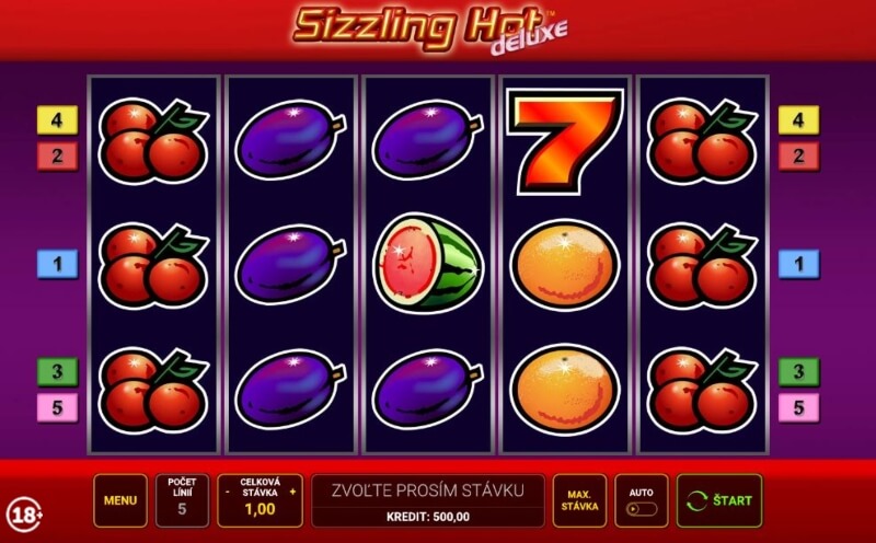 Sizzling Hot Deluxe automat