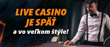 Tipsport Live casino