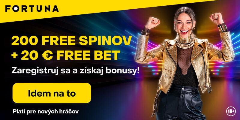 Fortuna voľná stávka – free bet 20 eur
