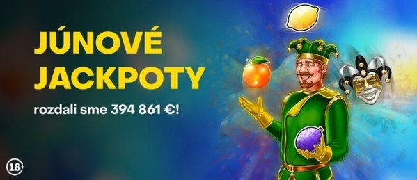 Jackpoty vo Fortune za jún