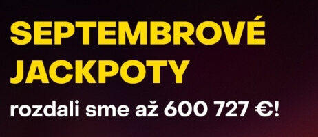 Septembrové jackpoty vo Fortune