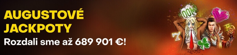 Augustové jackpoty vo Fortune