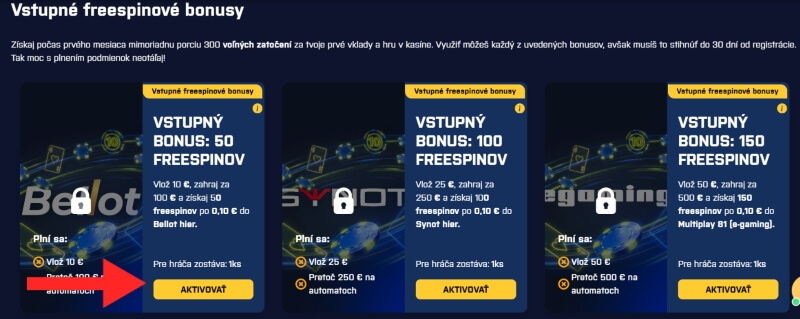 Kajot Intacto free spiny