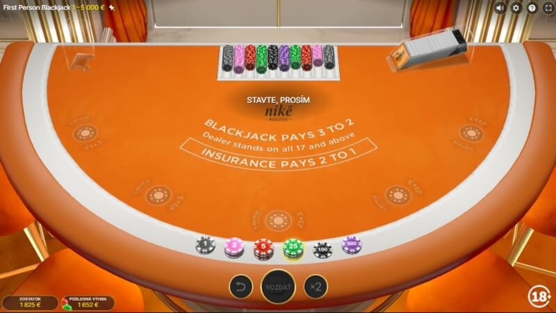 First person blackjack