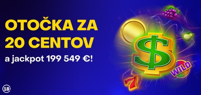 Fortun jackpot za stávku 20 centov