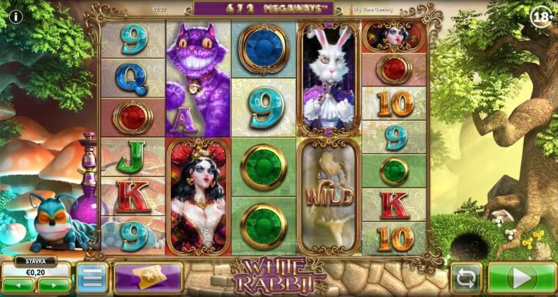 Big Time Gaming automat White Rabbit