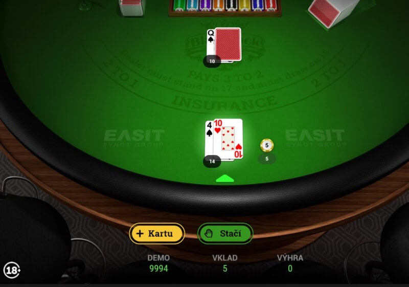 Blackjack Mania hra od Easit