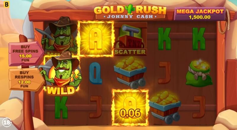 Gold Rush with Johnny Cash automat