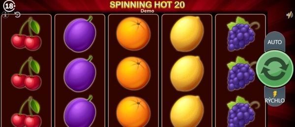 Spinning Hot 20 od XGames recenzia