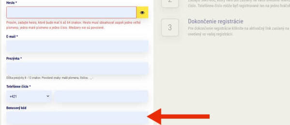 Bonusový kód Sazka Hry