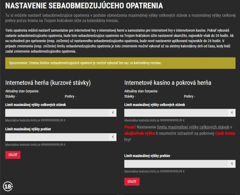 Synottip sebaobmedzujúce opatrenia