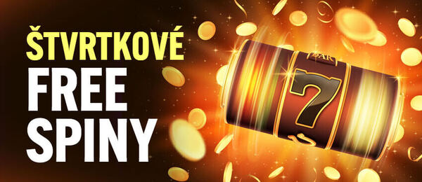 Free spiny a casino bonusy dnes – štvrtok 4. septembra 2025
