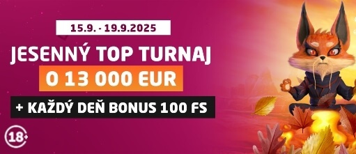 Synot Tip turnaj a denne 100 free spinov