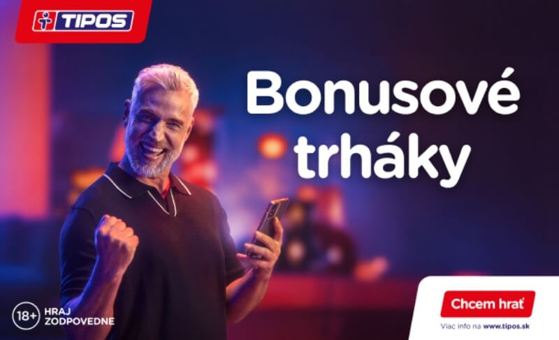 Bonusové trháky v Tipos kasíne
