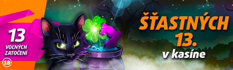 13 free spinov zadarmo v Tipsporte