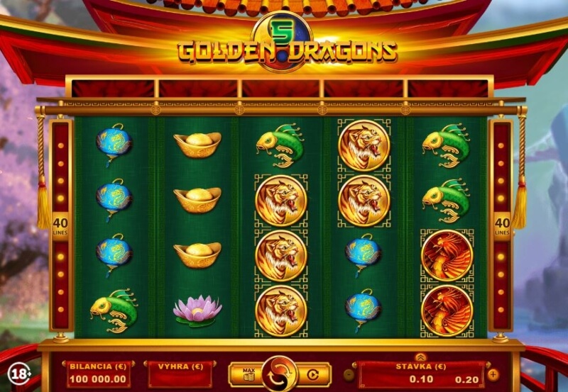 Golden Dragons automat