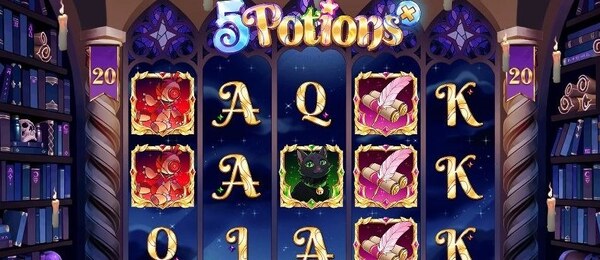 Online automat 5 Potions od Bellot Games