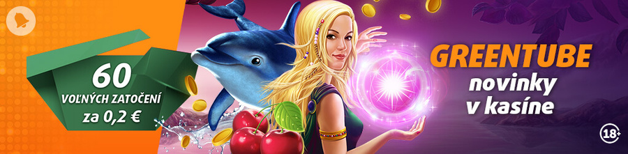 Greentube novinky v&nbsp;Tipsporte s&nbsp;bonusom
