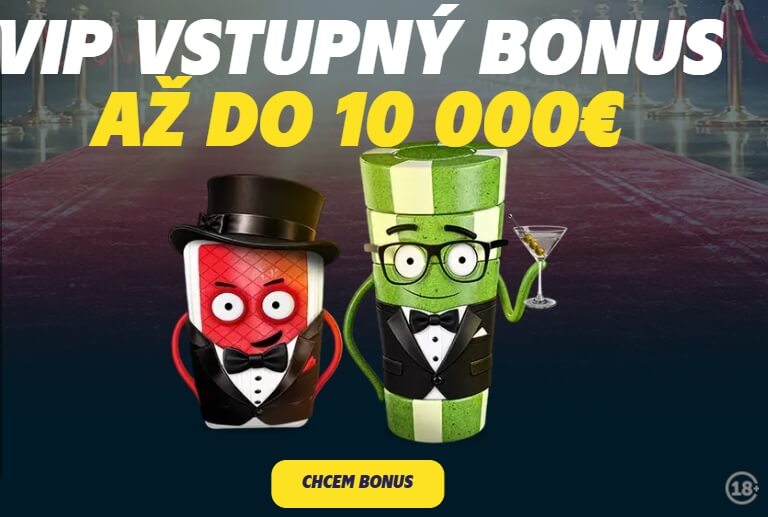 VIP bonus v&nbsp;Sazka Hry kasíne