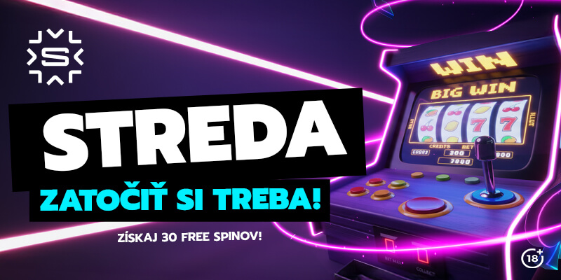 Bonus na stredu v online kasíne Slovmatic