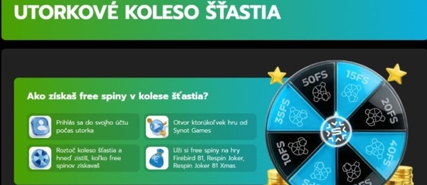 Koleso šťastia na utorok