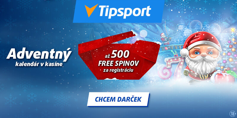 Tipsport kasino adventný kalendár