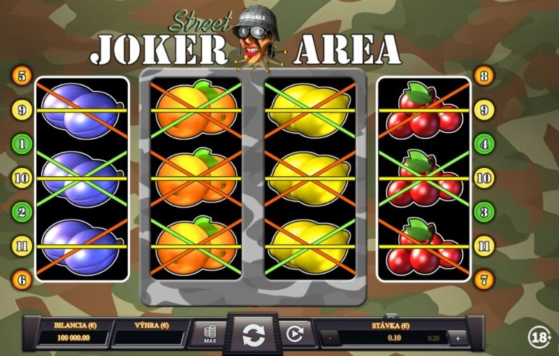 Online automat Joker Area Street