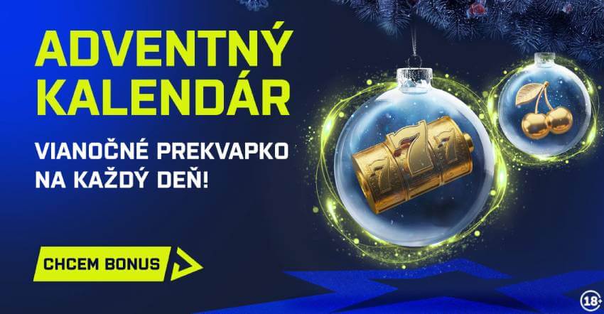 Silvestrovské free spiny a&nbsp;bonusy – adventný kalendár v&nbsp;kasíne Kajot Intacto