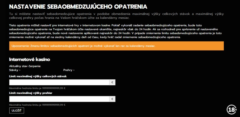 Slovmatic sebaobmedzujúce opatrenia