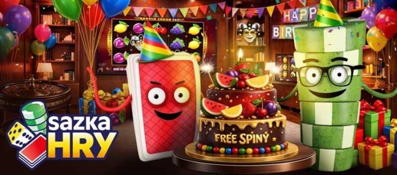 Narodeninové free spiny Sazka Hry