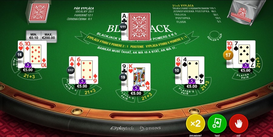 Blackjack v&nbsp;online casine Fortuna