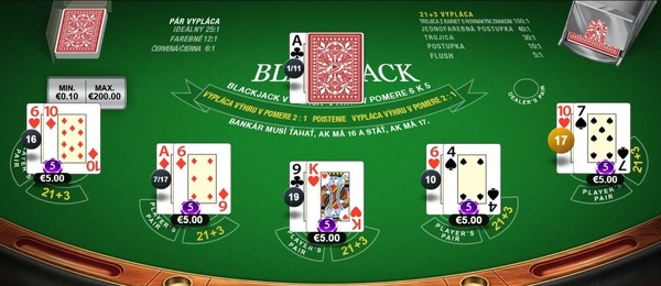 Blackjack v online casine Fortuna