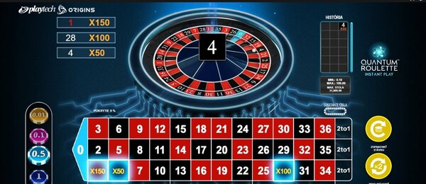 Z hry Quantum Roulette Instant Play od Playtechu