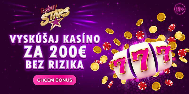 Rebuy Stars bonus za&nbsp;registráciu
