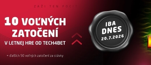 10 free spinov v online kasíne SynotTip